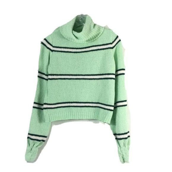 Wild Fable Striped Turtleneck Sweater Small - Picture 4 of 8